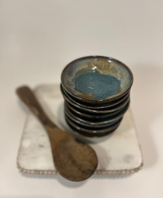 Mini Bowl - Turquoise Speckled